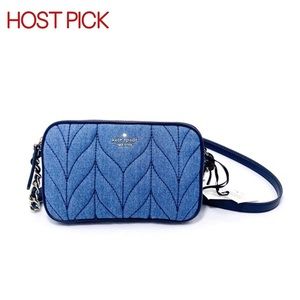 HP🌟NWT KATE SPADE Kendall Briar Lane Quilted Denim
